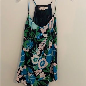 Loft - floral spaghetti strap blouse